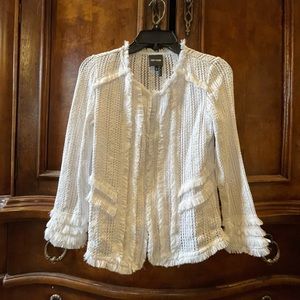 Nik & Zoe White jacket. XS